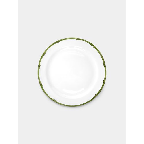 Ramatuelle Bamboo Hand-Painted Ceramic Salad/Dessert Plates (Set of 2)