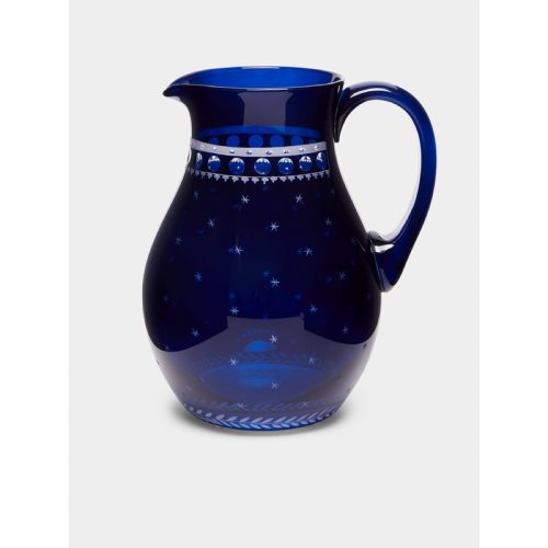 Staro Hand-Engraved Crystal Jug