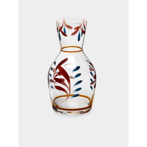 Tirol Hand-Painted Glass Carafe