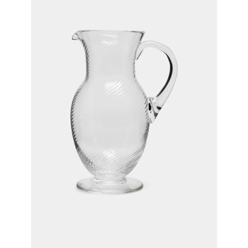 Torse Hand-Blown Murano Glass Water Jug