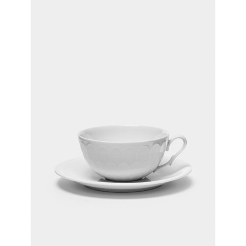 1929 Josef Hoffmann Atlantis Porcelain Teacup and Saucer