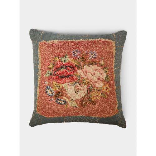1940s Needlepoint Wool Cushion (27.5in/70cm)