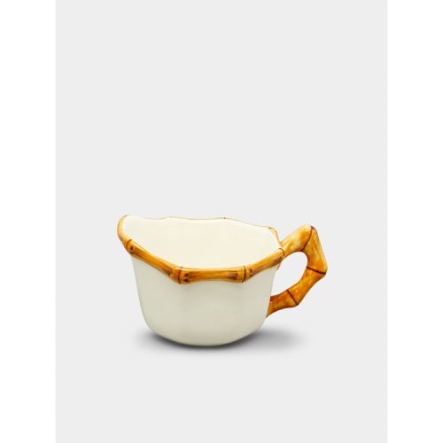 Bamboo Hand-Painted Ceramic Milk Jug