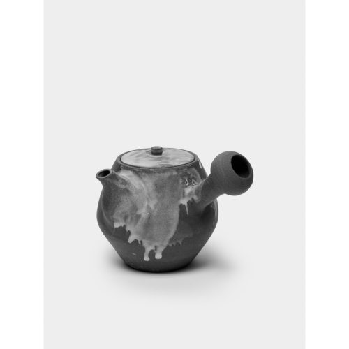 Black Clay and Silk Glaze Teapot