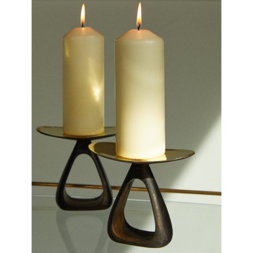 Brass Candle Holders (Set of 2)