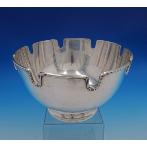 Castilian by Tiffany and Co Monteith Punch Bowl  9″ Diameter #23881 (#4814)