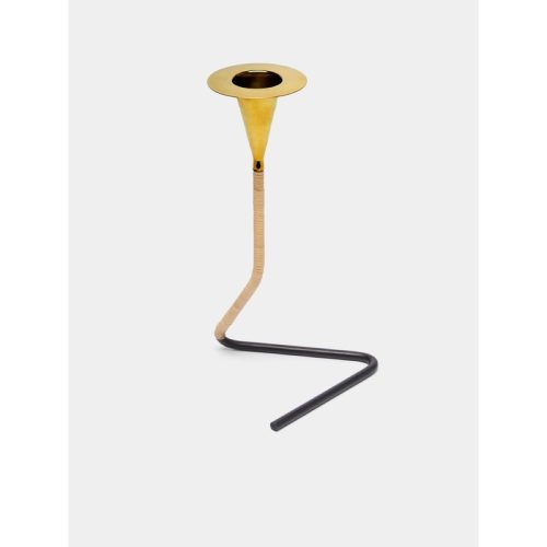 Cobra Brass Candle Holder