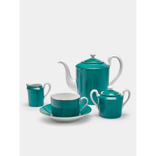 Coco Hand-Painted Porcelain Coffee and Tea Collection