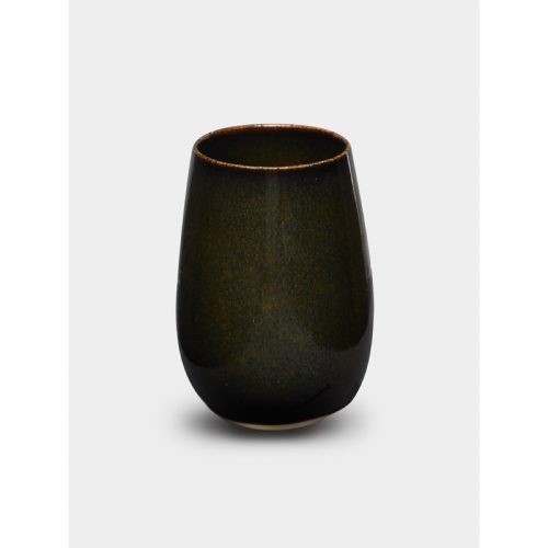 Hand-Glazed Ceramic Short Cups (Set of 4)