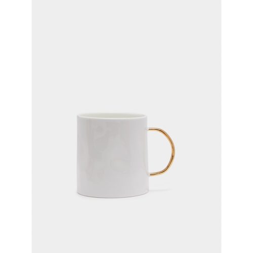 Hand-Painted 24ct Gold and Bone China Coffee Cups (Set of 4)