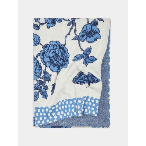 Je Suis Ta Fleur Cashmere Blanket (71in/1.8m)