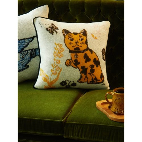 Le Chat Coquin Cashmere Cushion (20in/51cm)