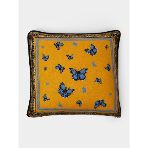 Lukas the Illustrator Butterflies Cashmere Cushion (20in/51cm)