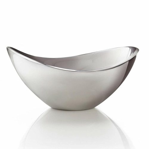 Nambe Stainless Steel Butterfly Serving Bowl 6 Inches 8 Ounces – New