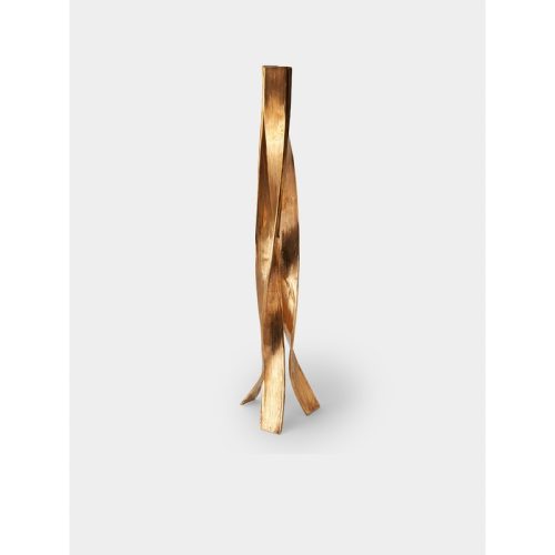 Nastro Hand-Cast Bronze Candle Holder