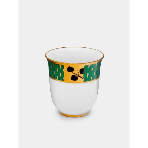 Secession Hand-Painted Porcelain Cup