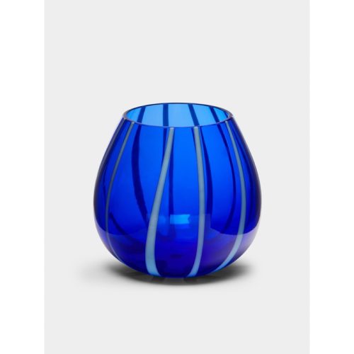 String Hand-Blown Murano Glass Tealight Holder