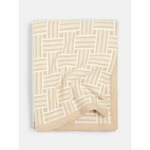 Basket Weave Wool Blanket (71in/1.8m)