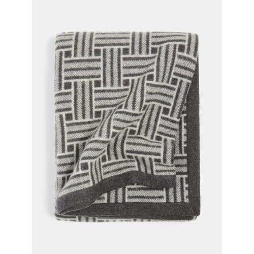Basket Weave Wool Blanket (73in/1.9m)