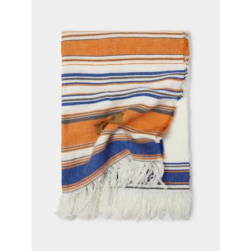 Canche Handwoven Linen and Cotton Blanket (91in/2.3m)