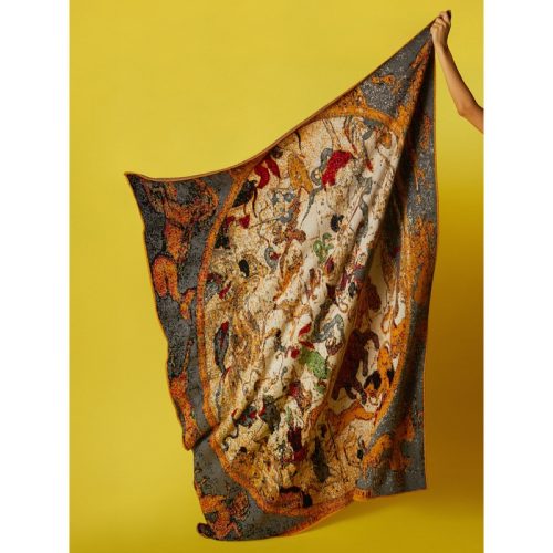 Celestial Globes Cashmere Throw
