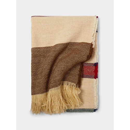 Forestiere Handwoven Linen and Cotton Blanket (75in/1.9m)