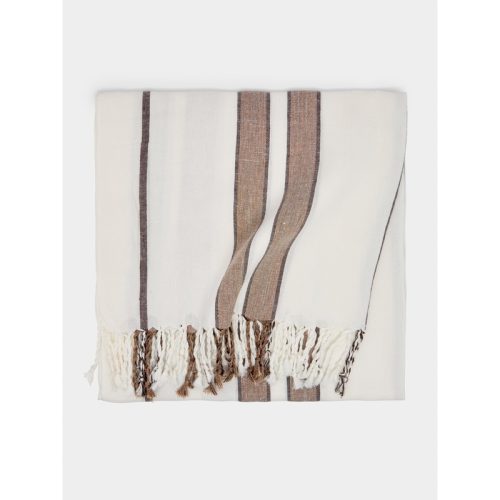 Linen Striped Blanket (75in/1.9m)