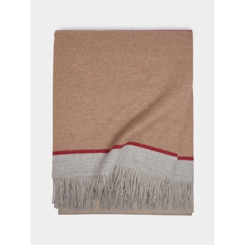 Silk Colour-Block Blanket