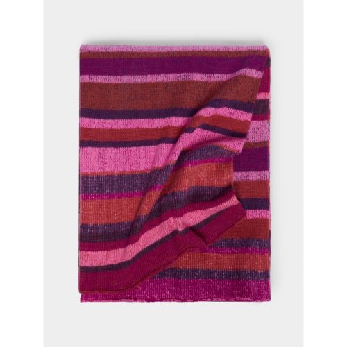 Stripe Super Soft Cashmere Blanket (83in/2.1m)
