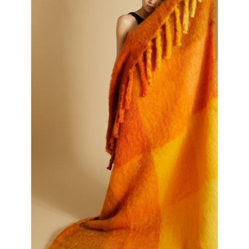 Valmu Handwoven Mohair Blanket (71in/1.8m)