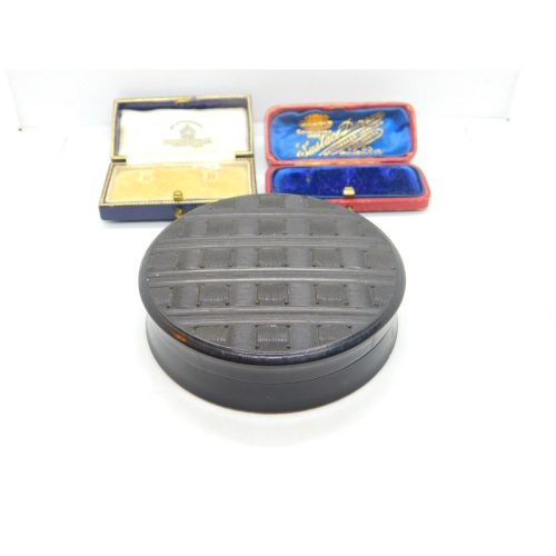 Scarce Snuff Box Pressed Tortoiseshell Antique Georgian c1790