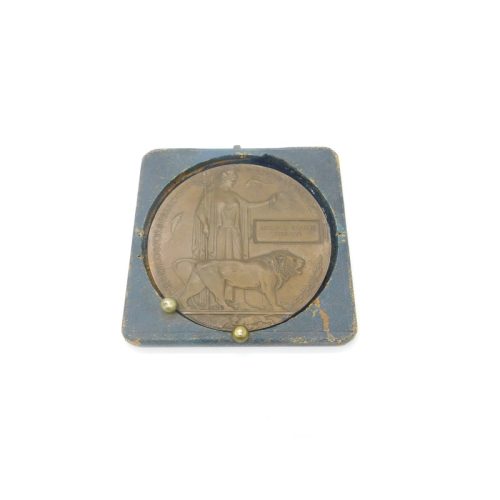 WW1 Bronze Death Plaque Or Penny Corporal Reginald Charles Hickman Died 1916