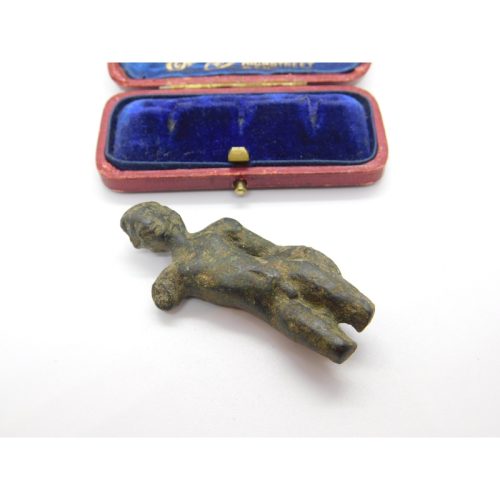 Ancient Roman Cast Bronze Statuette Figure of God Apollo circa 200 AD