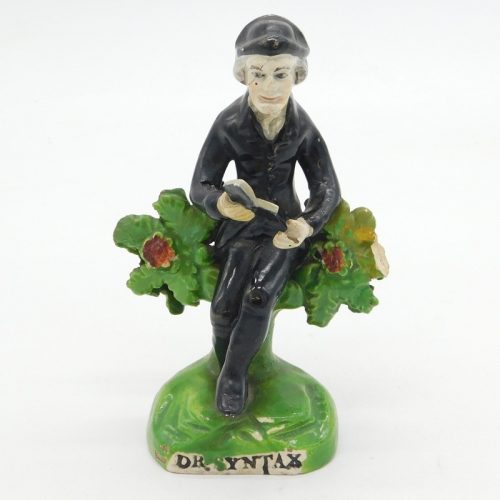 18th Century Scarce Staffordshire ‘Dr. Syntax’ Bocage Figurine AF Antique c1780