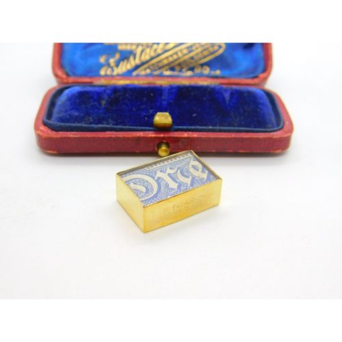 9ct Yellow Gold 1 Note In Case of Emergency Charm Vintage 1983 London
