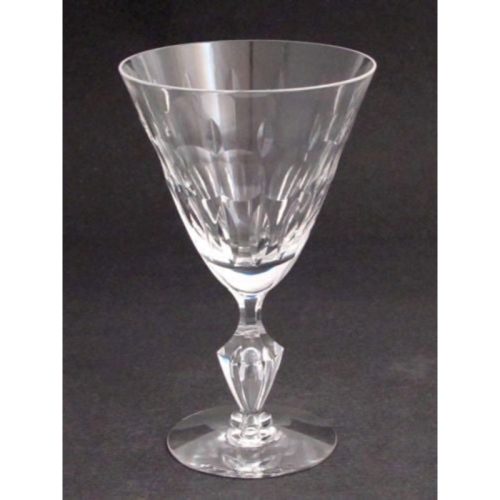 Cut Glass Signed Tiiffin water goblet