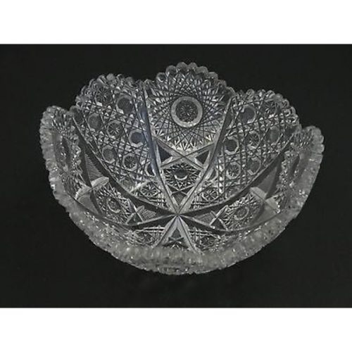 American Brilliant Period hand Cut Glass bowl / tub