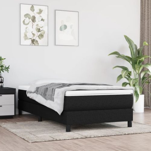 Matelas  ressorts ensachs pour enfants noir 80×160 cm tissu