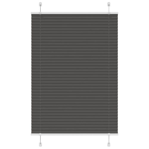 Store pliss noir 90×150 cm largeur du tissu 89,4 cm polyester