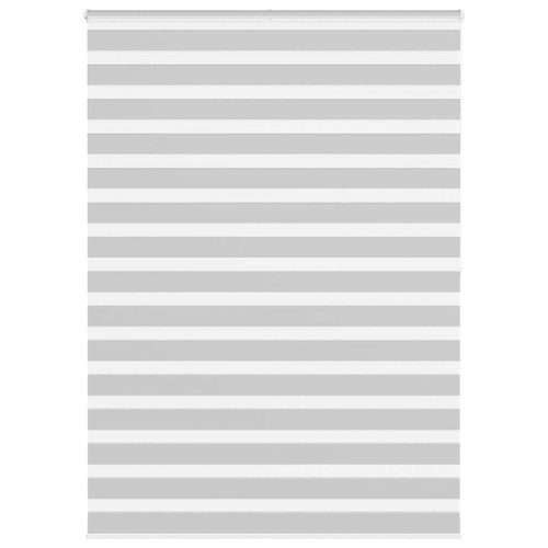 Store zbre gris clair largeur du tissu 150,9 cm polyester
