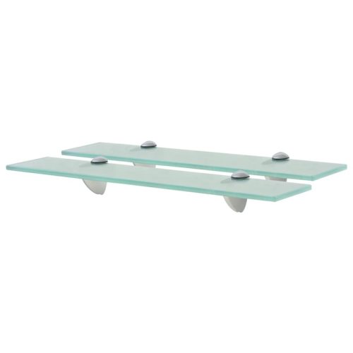 tagres murales 2 pcs Verre 50×10 cm 8 mm